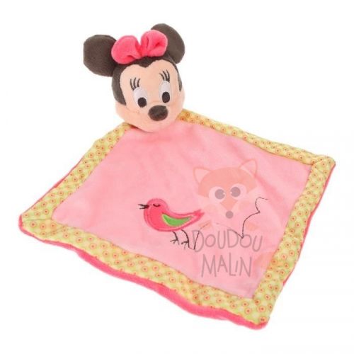  minnie plat losange rose vert oiseau 